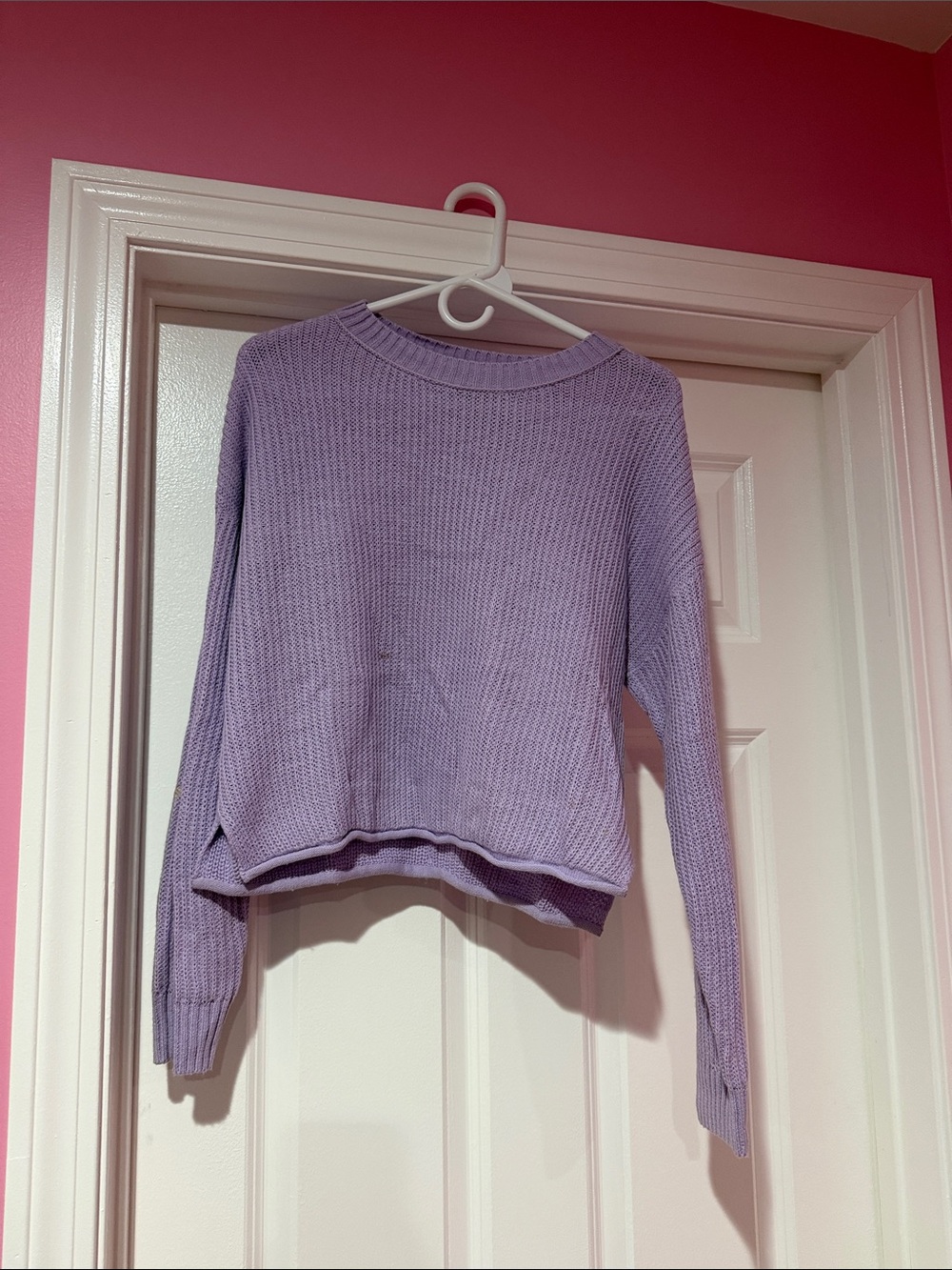 wild fable Lilac Crewneck Sweater